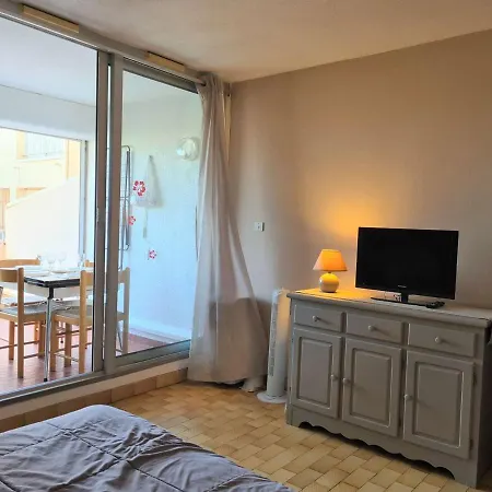 Studio Cabine Cosy Avec Terrasse - 500m Du Centre Et Port - Cap D'agde - Fr-1-249-20