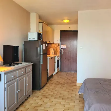 Studio Cabine Cosy Avec Terrasse - 500m Du Centre Et Port - Cap D'agde - Fr-1-249-20 아파트 아그