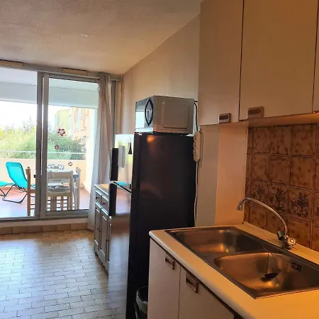 Studio Cabine Cosy Avec Terrasse - 500m Du Centre Et Port - Cap D'agde - Fr-1-249-20 Apartment *